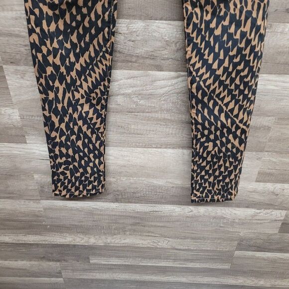 Joe's Jeans Wild Geometric Print The Skinny Jeans‎ Brown Black Women's Size 27 - Picture 7 of 16
